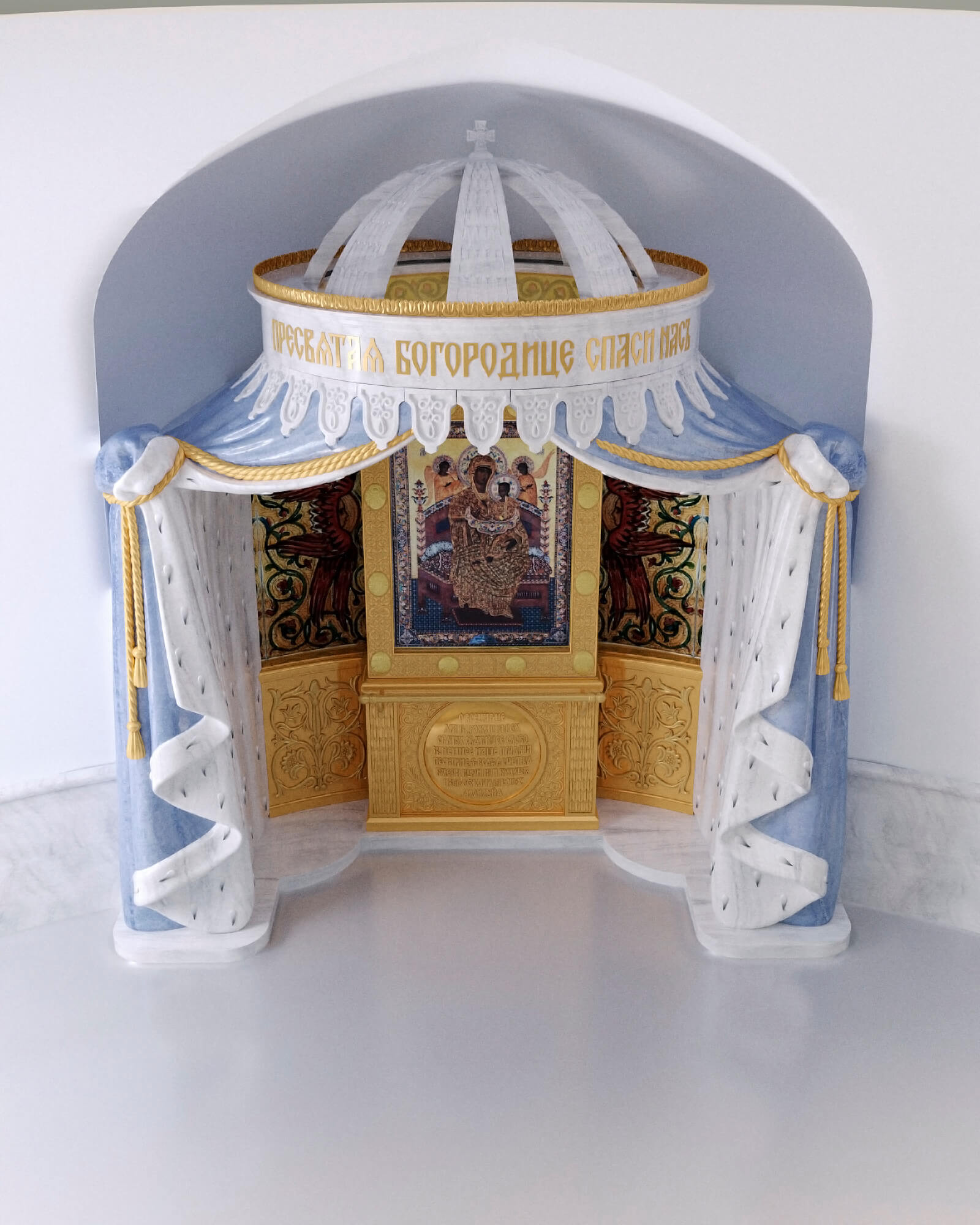 всем миром украсим храм для всецарицы