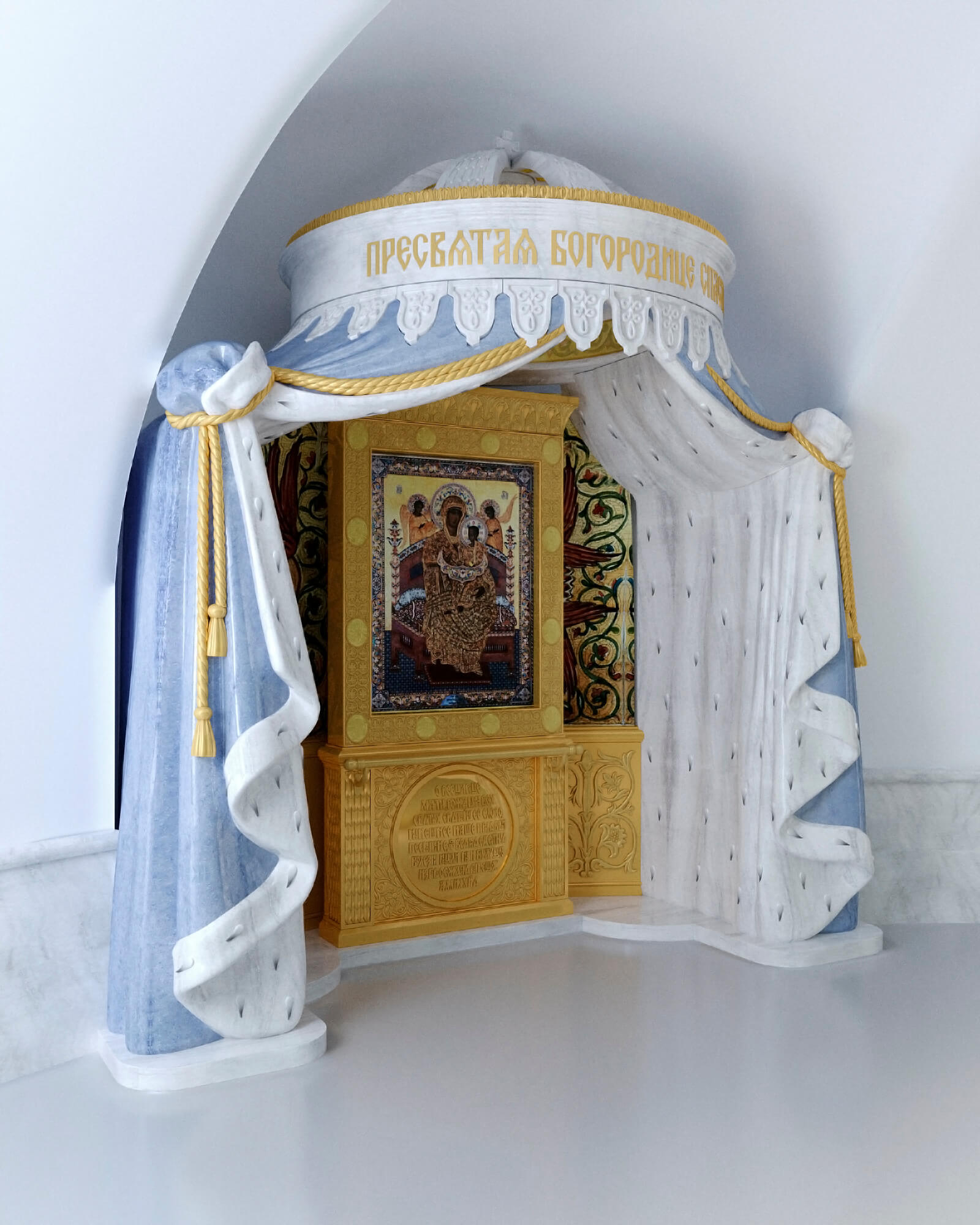 всем миром украсим храм для всецарицы