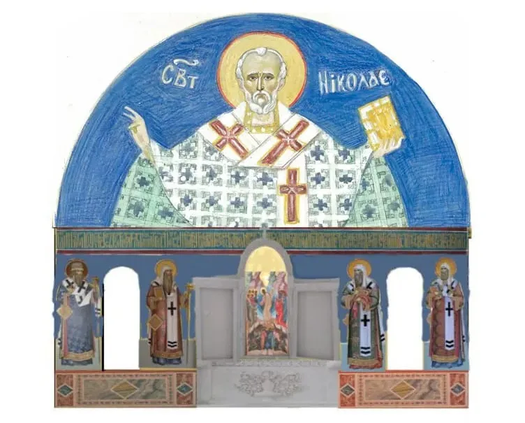 мозаичный образ святителя Николая Чудотворца