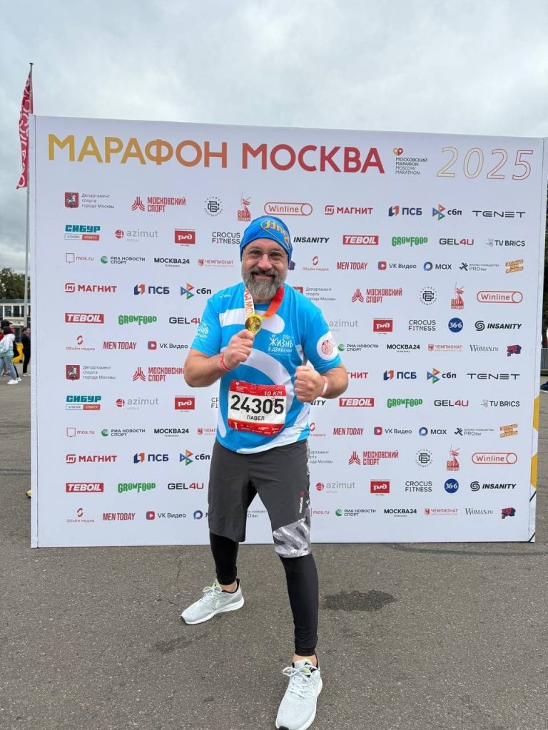 Руководитель Фонда Павел Гончаров пробежал марафон, чтобы поддержать детей