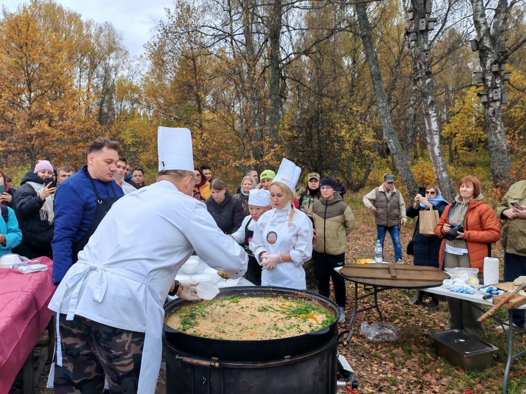 Памятный камень храма вмч. Пантелеимона в деревне Федора Конюхова заложен